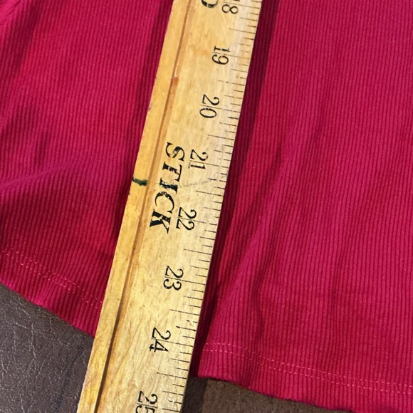 Maurice’s‎ M Red Wrap Blouse Sheer Swiss Dot Sleeves Romantic Holiday Coquette - Picture 7 of 11